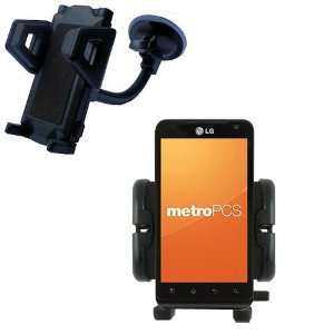  Flexible Car Windshield Holder for the LG MS910   Gomadic 
