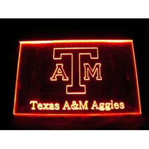  NCAA Texas A&M Team Logo Neon Light Sign Sports 