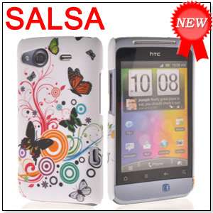   HARD BACK CASE COVER + SCREEN PROTECTOR FOR HTC SALSA G15 22  