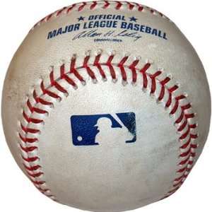    Mets vs. Nationals Game Used Baseball 9 13 05 Sports Collectibles