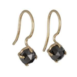 MIZUKI  Black Diamond Drop Earrings Jewelry