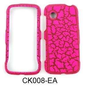   PRIME GS390 RUBBERIZED HOT PINK EGG CRACK Cell Phones & Accessories