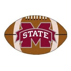  Fanmats Mississippi State Football 1 8 x 2 9 Oval ivory 