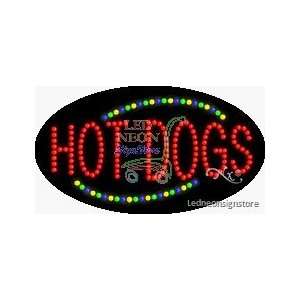  Hot Dogs LED Business Sign 15 Tall x 27 Wide x 1 Deep 
