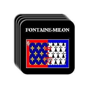  Pays de la Loire   FONTAINE MILON Set of 4 Mini Mousepad 