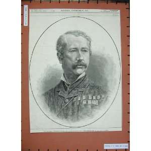  1882 Lieutenant General Garnet Wolseley Army Egypt War 