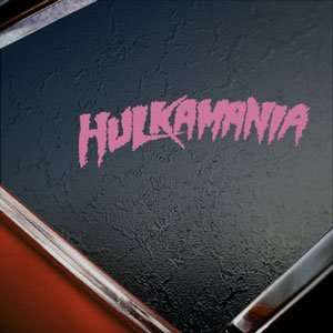  HULKAMANIA Pink Decal Truck Bumper Window Vinyl Pink 