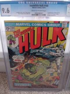 Hulk #180 CGC 9.6 1974 1st Wolverine cameo X Men 931 cm  