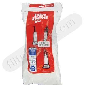    Dirt Devil Type D Vacuum Bags   10 Pack Microfresh