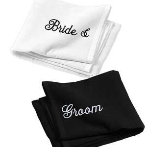Bride & Groom Beach Towel Set 