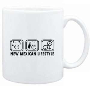  Mug White  New Mexican LIFESTYLE  Usa States Sports 