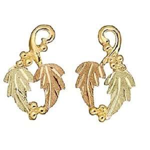    Stamper 12K Black Hills Gold Womens Earrings. E815 Jewelry