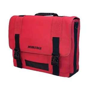  Mobile Edge Canvas Eco Messenger Red 15.4In Rugged Molded 