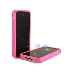  HHI iPhone 4 TPU EdgeBandz Case   Solid Baby Pink Cell 