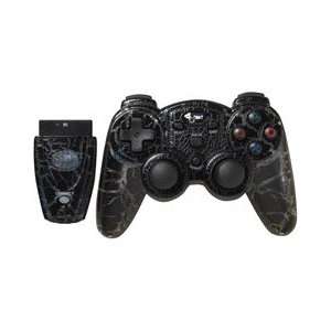Dreamgear IGLOW WIRELESS CONTROLLER FORPS2 BLACK IN GIFT BOX PS2 CNTLR 