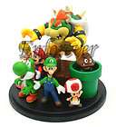 New Set Super Mario Bowser Princess Yoshi Luigi Toad Goomba Figure Toy 