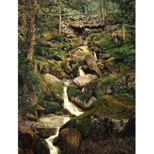  Poster   Hebers Ghyll Ilkley England 24 X 18.5 