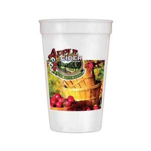  Full wrap imprint   8 x 3 1/2   Stadium cup, 17 oz 