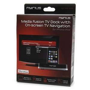  Nyrius Media Fusion TV Dock with On Screen TV Navigation 