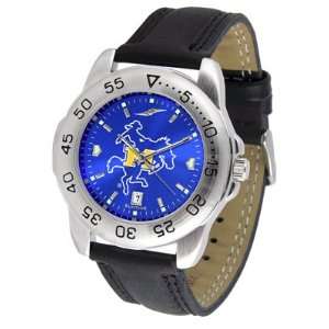 McNeese State Cowboys NCAA AnoChrome Sport Mens Watch (Leather Band 