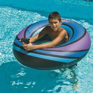    Super Squirter Inflatable Ring Pool Float Toy Patio, Lawn & Garden