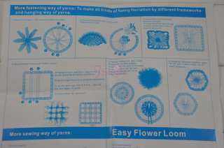 Loom Yarn Flower Corsage Craft Maker Weaver Kit Set New  