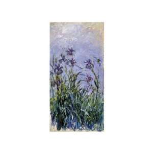  Claude Monet   Iris Mauves Giclee