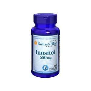 Inositol 650 mg  650 mg 100 Tablets Health & Personal 