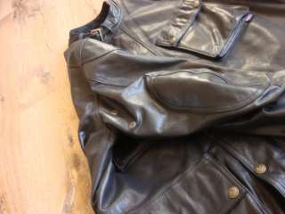   Rare Belstaff Panther Leather Jacket Very Rare MADE IN ENGLAND L MINT