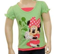 Disney MINNIE MOUSE MICKEY Shirt Top Tee 2T 3T 4T  