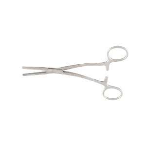 MASTIN Muscle Clamp,6 1/2(16.5CM),shank curved to side, one smooth 