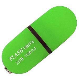  512MB USB 2.0 Portable Flash Drive (Green) Electronics
