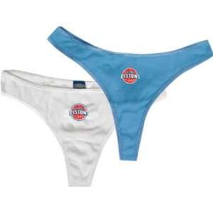  Detroit Pistons Womens Intimate Fan Thong 2 Pack Sports 