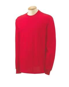 Gildan Mens 100% Preshrunk Cotton Long Sleeve T Shirt  
