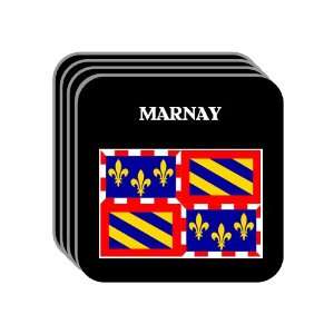  Bourgogne (Burgundy)   MARNAY Set of 4 Mini Mousepad 