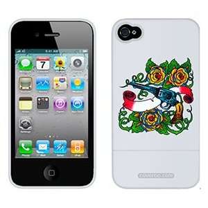  Gun with Roses on AT&T iPhone 4 Case by Coveroo  
