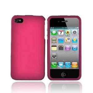  for iPhone 4 Rose Pink Hard Case & Screen Protector Electronics