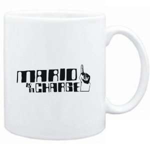  Mug White  Mario is in charge  Male Names Sports 