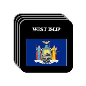  US State Flag   WEST ISLIP, New York (NY) Set of 4 Mini 