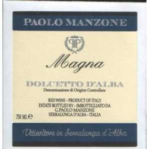  2007 Paolo Manzone Magna Dolcetto DAlba 750ml Grocery 