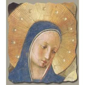 Madonna of the Shadows (Marys Face Detail) by Fra Angelico, Italian 