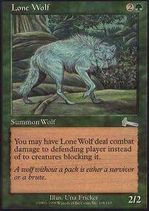 4x Lone Wolf MTG Magic Urzas Legacy  