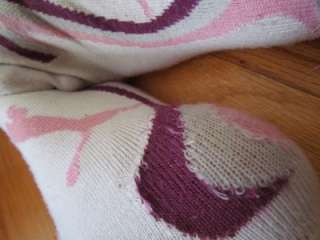   used Womens cute white pink and purple Puma ankle SOCCER Socks PRIVATE