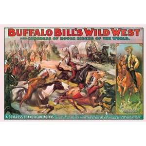  Buffalo Bill Congress of American Indians   Poster (18x12 