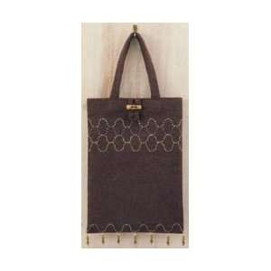 Sashiko Bag Kit 8 1/4X11 3/4   Dark Brown Everything 