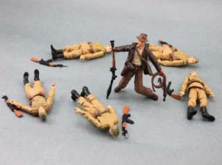   New Lot 5 Pcs Russian Soldiers & Indiana Jones 3 3/4 Inches Figures N9