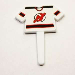 New Jersey Devils NHL Cupcake Toppers (12 Pack)  Kitchen 