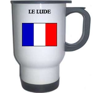  France   LE LUDE White Stainless Steel Mug Everything 