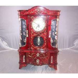  Music Box Jewelry Box Clock 