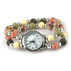 Viva Beads and Viva Bead Jewelry Watch Classic Round Silverball Watch 